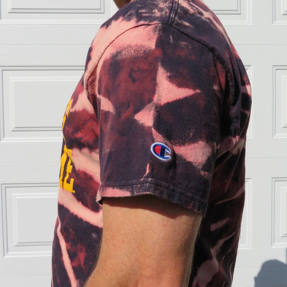 Notre Dame Champion Spiral Bleach Tee sz XL - Picture 3 of 3
